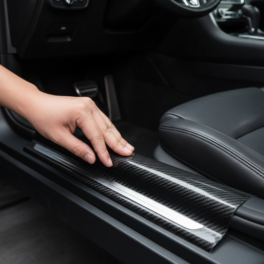 Carbon Fiber Tape for Car Protection with Waterproof Adhesive | Customisable Fit for DIY Automotive Projects