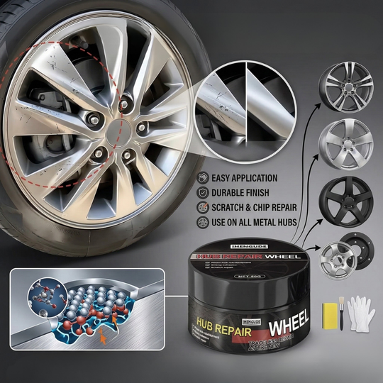 Alloy Wheel Repair Kit with Scratch Repairer | The Solution for Effective Wheel Restoration