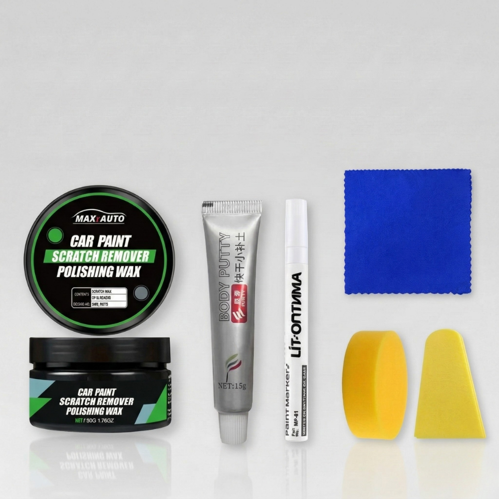 Car Scratch Remover Kit with Easy Application & Polishing Paste | Effective Solution for Car Surface Restoration