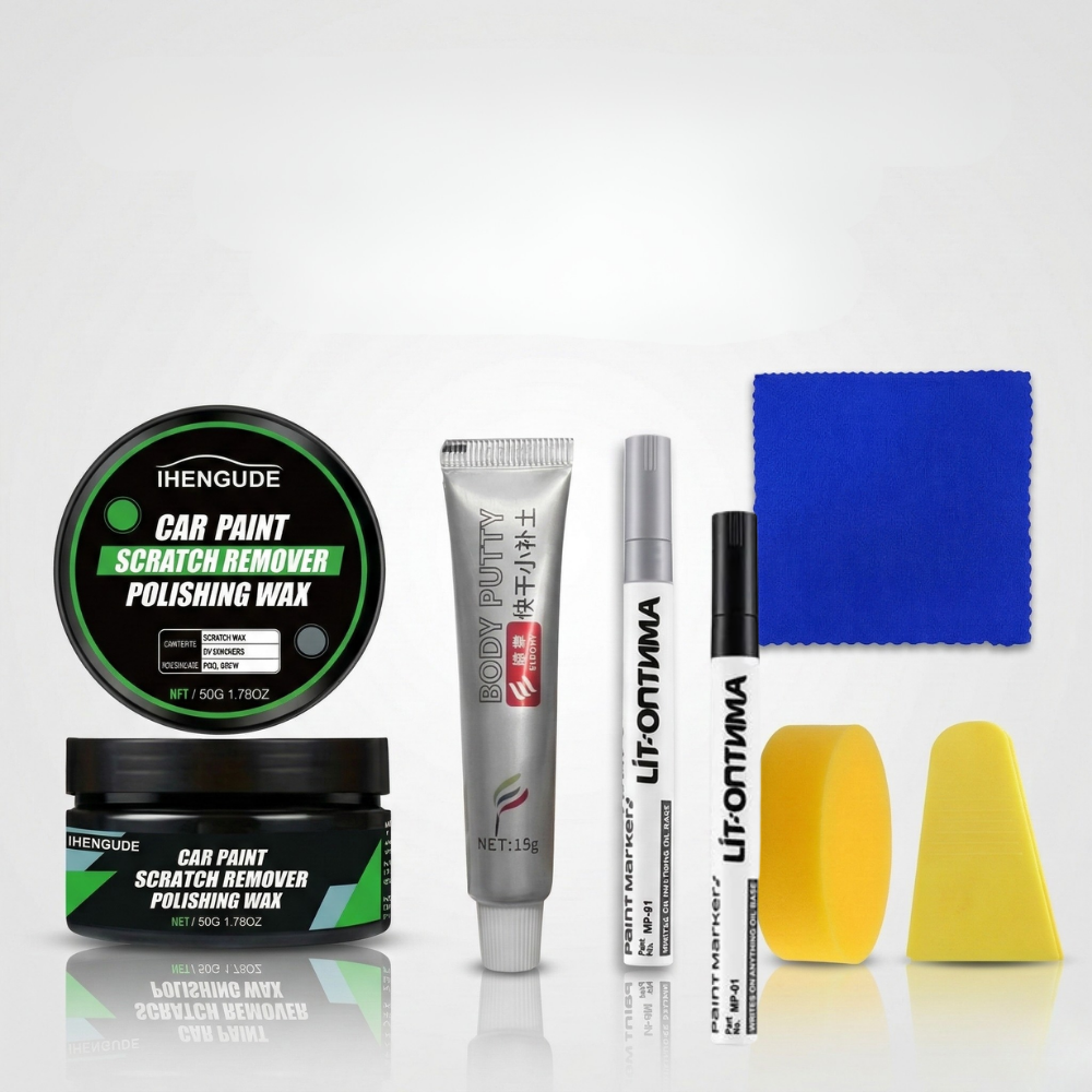 Car Scratch Remover Kit with Easy Application & Polishing Paste | Effective Solution for Car Surface Restoration