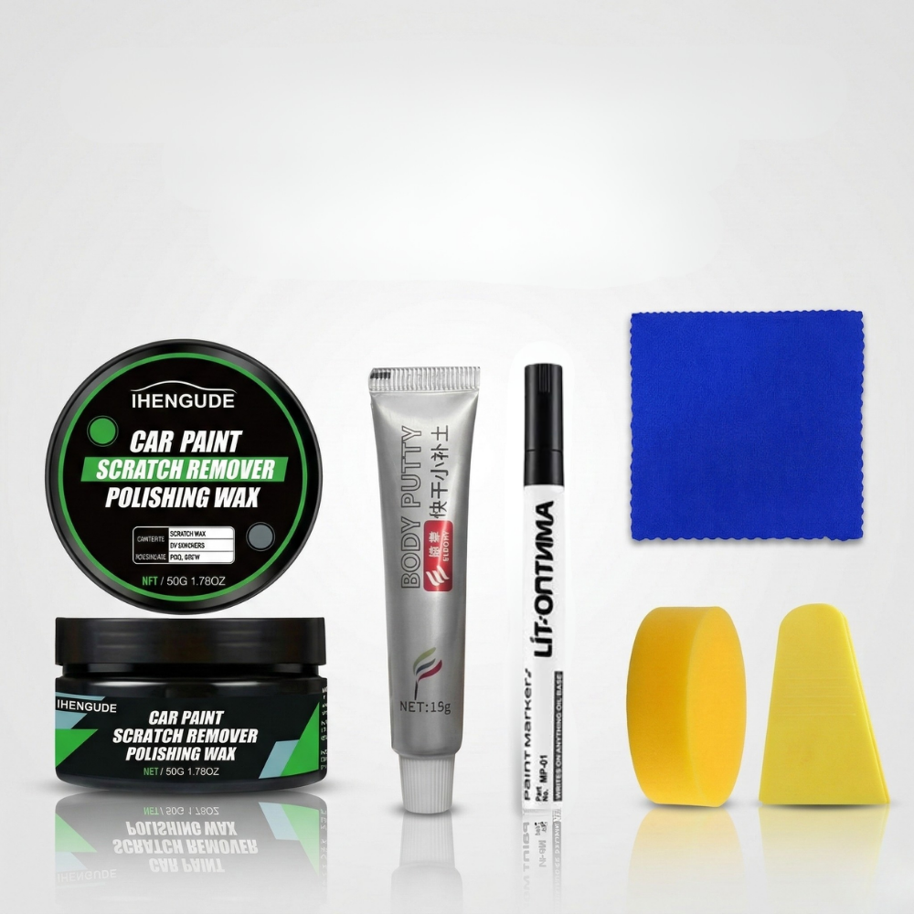 Car Scratch Remover Kit with Easy Application & Polishing Paste | Effective Solution for Car Surface Restoration