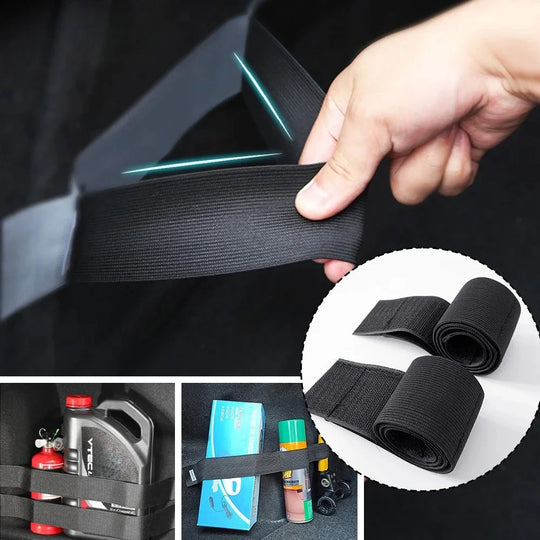 Car Boot Organiser | Durable Storage Solution with Firm Fixing Belt | Space-Saving Tidy for Auto Interior 0