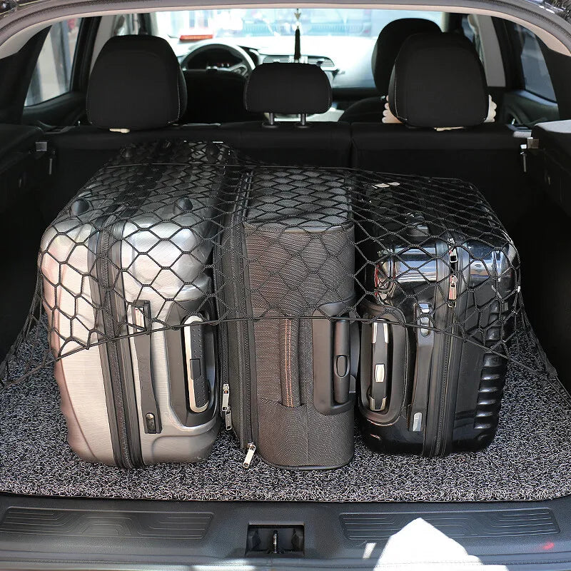 Cargo Keeper | Car Boot Organiser with Durable Mesh and Adjustable Straps | Efficient Storage Solution for Vehicle Management 2
