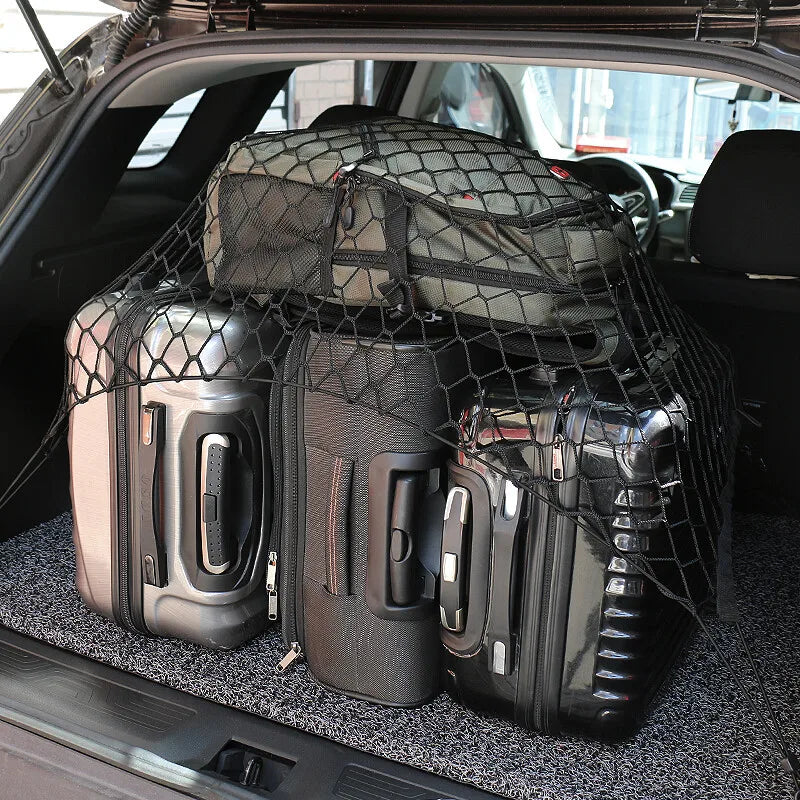 Cargo Keeper | Car Boot Organiser with Durable Mesh and Adjustable Straps | Efficient Storage Solution for Vehicle Management 5