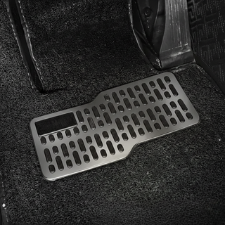 Universal Foot Rest Pedal Plate with Non-Slip Design | Durable Stainless Steel for Comfortable Driving